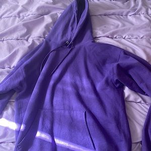 Plain purple hoodie, great condition, good for styling